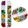 Christmas Nail Sequins Irregular Colors Nail Art Nail Tips Decoration