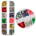 Christmas Nail Sequins Irregular Colors Nail Art Nail Tips Decoration
