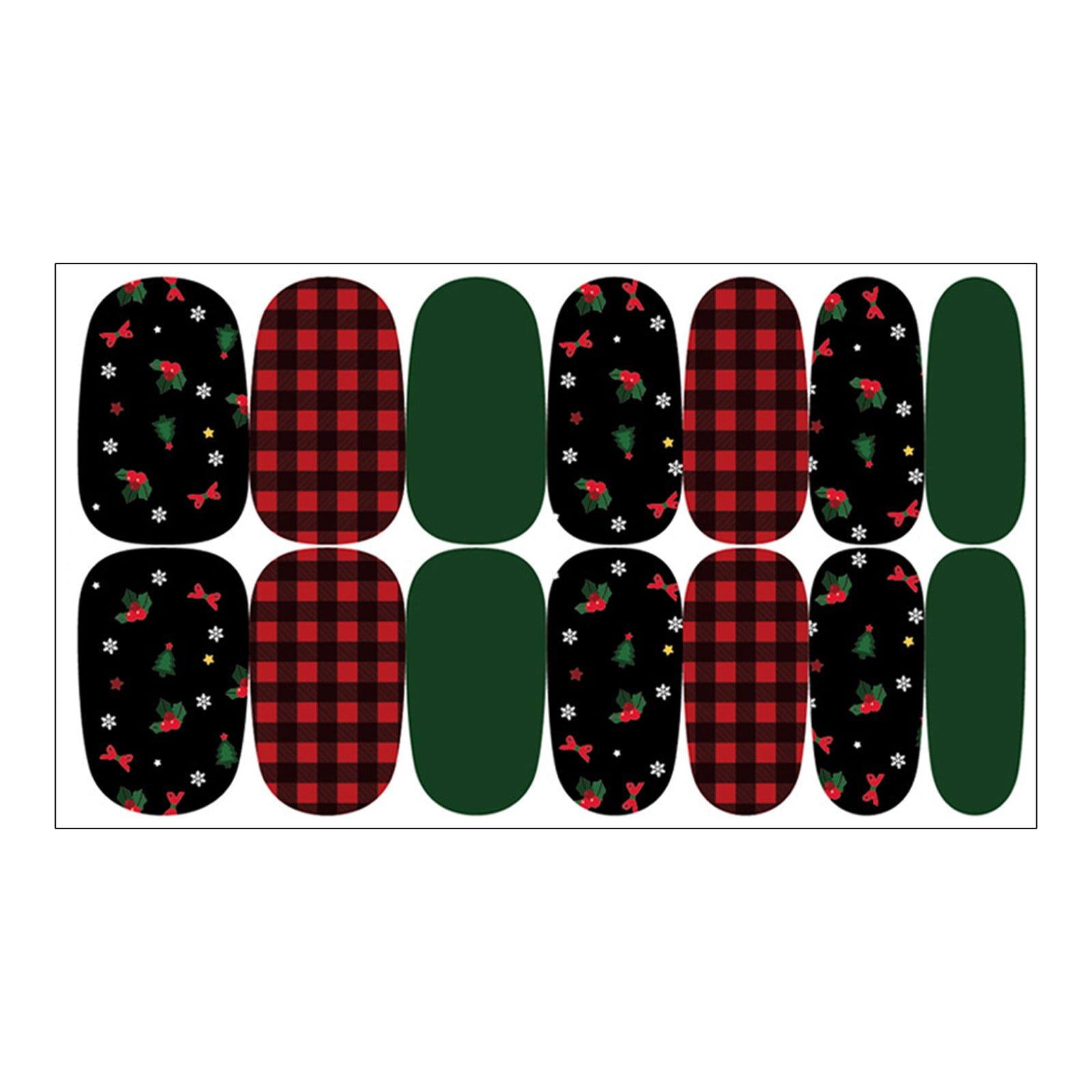 Christmas Nail Sticker Fashion Nail Accessories Manicure Decorations