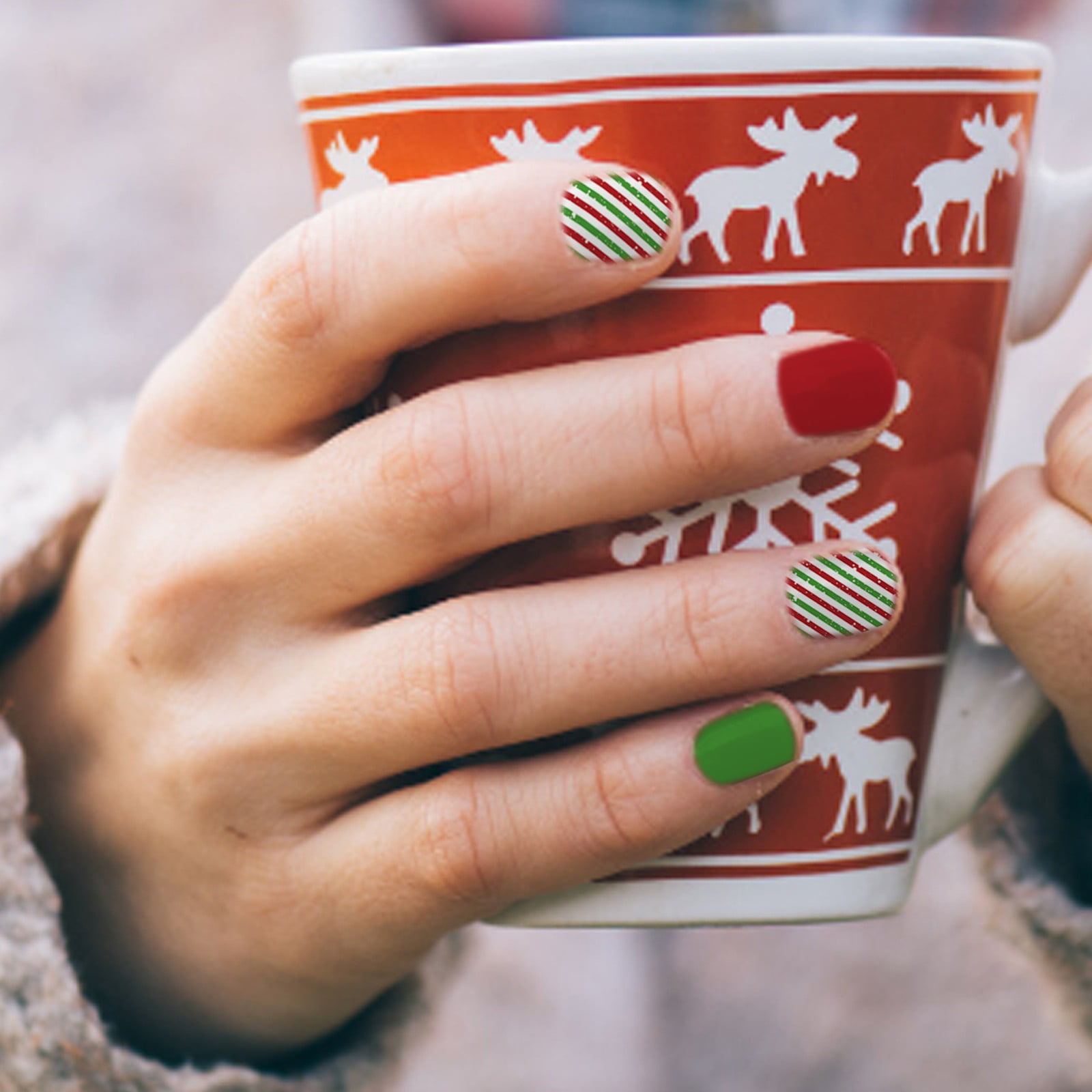 Christmas Nail Sticker Fashion Nail Accessories Manicure Decorations