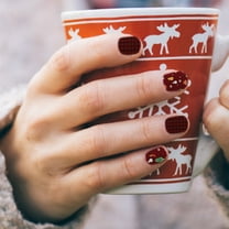 Christmas Nail Stickers Fashion Manicure Decorations Accessories Holiday Party DIY Art Design Self