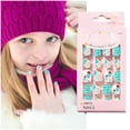 thumbnail image 1 of Christmas Nail Stickers for Kids 24pc Wearable Cute Nail Patch Pack Holiday Designs Easy Apply DIY Decals 24PCS, 1 of 4