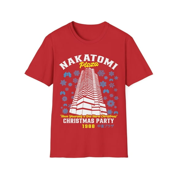 Christmas Nakatomi Building Die Hard Unisex Softstyle T-Shirt