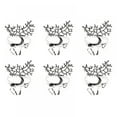thumbnail image 1 of Christmas Napkin Rings Set of 6, Gold/Silver Xmas Tree Snowflake Elk Napkin Holder Rings for Christmas Wedding Holiday Dinner Table Decoration, 1 of 4