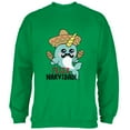 thumbnail image 1 of Christmas Narwhal Feliz Narvidad Navidad Mens Sweatshirt Irish Green MD, 1 of 1
