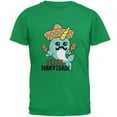 thumbnail image 1 of Christmas Narwhal Feliz Narvidad Navidad Mens T Shirt Irish Green MD, 1 of 1