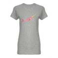 thumbnail image 1 of Christmas Narwhal Shaped T-Shirt Women -Image by Shutterstock, Female Large, 1 of 2