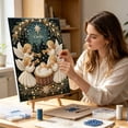thumbnail image 1 of Christmas Nativity Pearl Painting Kit 5D DIY Diamond Art with Angels Holy Family Scene for Wall Holiday Decor, 1 of 6