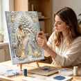 thumbnail image 1 of Christmas Nativity Pearl Painting Kit 5D DIY Diamond Art with Angels Holy Family Scene for Wall Holiday Decor, 1 of 6