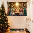 thumbnail image 1 of Christmas Nativity Scene Background,Christmas Nativity Starrys Canopys Decor Banners, Nativity of Jesus and The Herd King Photography Studio Background, 1 of 7