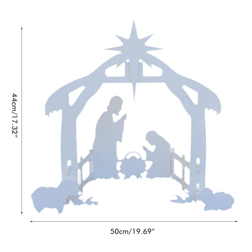 Christmas Nativity Scene Outdoor Nativity Holy Family for Yard