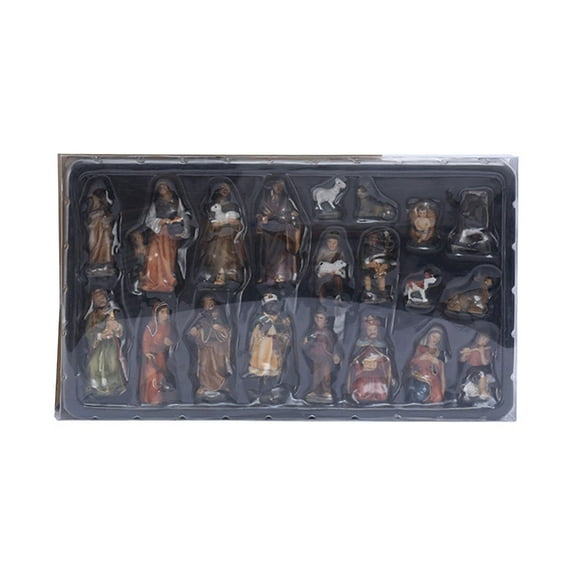 Christmas Nativity Scene Set Resin Birth Statue Ornament for Decorations
