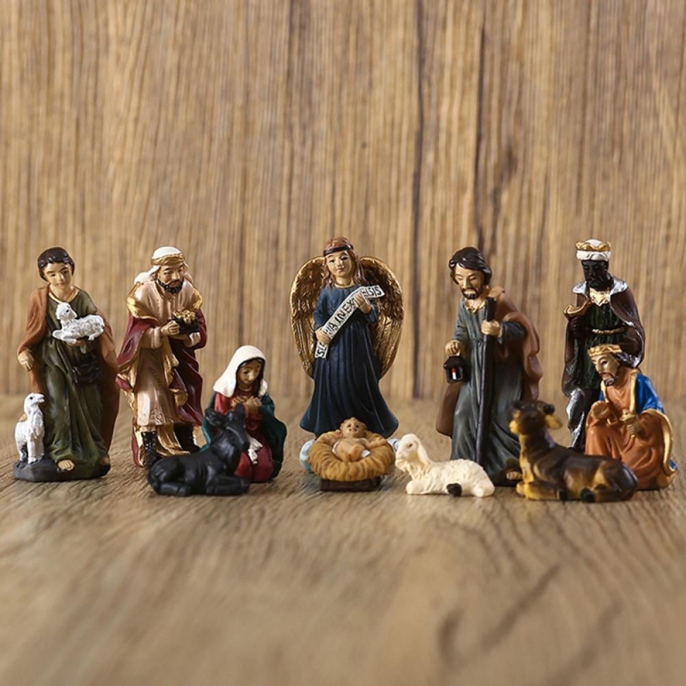 Nativity Scene Figures Christmas Decor