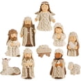 thumbnail image 1 of Christmas Nativity Set with Wise Men, Holy Family Manger, 10 Pieces, 2.5 Inch Tall, 1 of 2