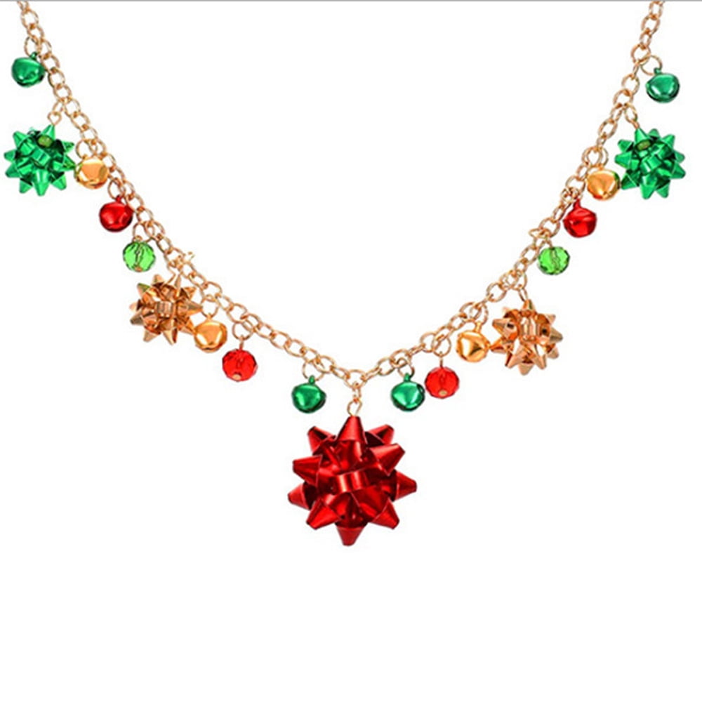2023 New Ladies Christmas Necklace Christmas Hat Pendant Necklace Fashion  Jewelry for Ladies Girls L Pendant Necklace (E, One Size) : Pet Supplies 