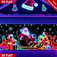 thumbnail image 1 of Christmas Neon-Style Garage Door Banner Decoration - Festive Atmosphere Max, Garage Door Setup, Christmas Party Maker, 1 of 3