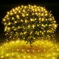 thumbnail image 1 of Christmas Net Lights 96 LED 6.5ft x 9.8ft Outdoor Christmas Bush Lights with 8 Modes, Connectable, Waterproof and Durable for Trees, Bushes, Christmas Decorations, Warm White, 1 of 7
