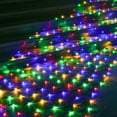 thumbnail image 1 of Christmas Net Lights, 96LED Outdoor Mesh Light, 4.9x4.9ft Fairy String Mesh Light with 8 Modes Connectable Waterproof Decorative Light for Bushes Tree Garden, Colorful, 1 of 3