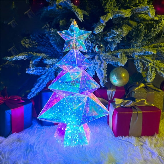 2024 End-of-year Savings Clearance! Christmas New Decorative Lights Luminous Colorful Decoration Window Decoration Christmas Tree Table Decoration on Clearance!