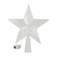 thumbnail image 1 of Christmas New With Lights Tree Top Star Christmas Transparent Luminous Five Pointed Star Christmas Tree Decoration Supplies Party Light-Up Decoration Home Decor, 1 of 4