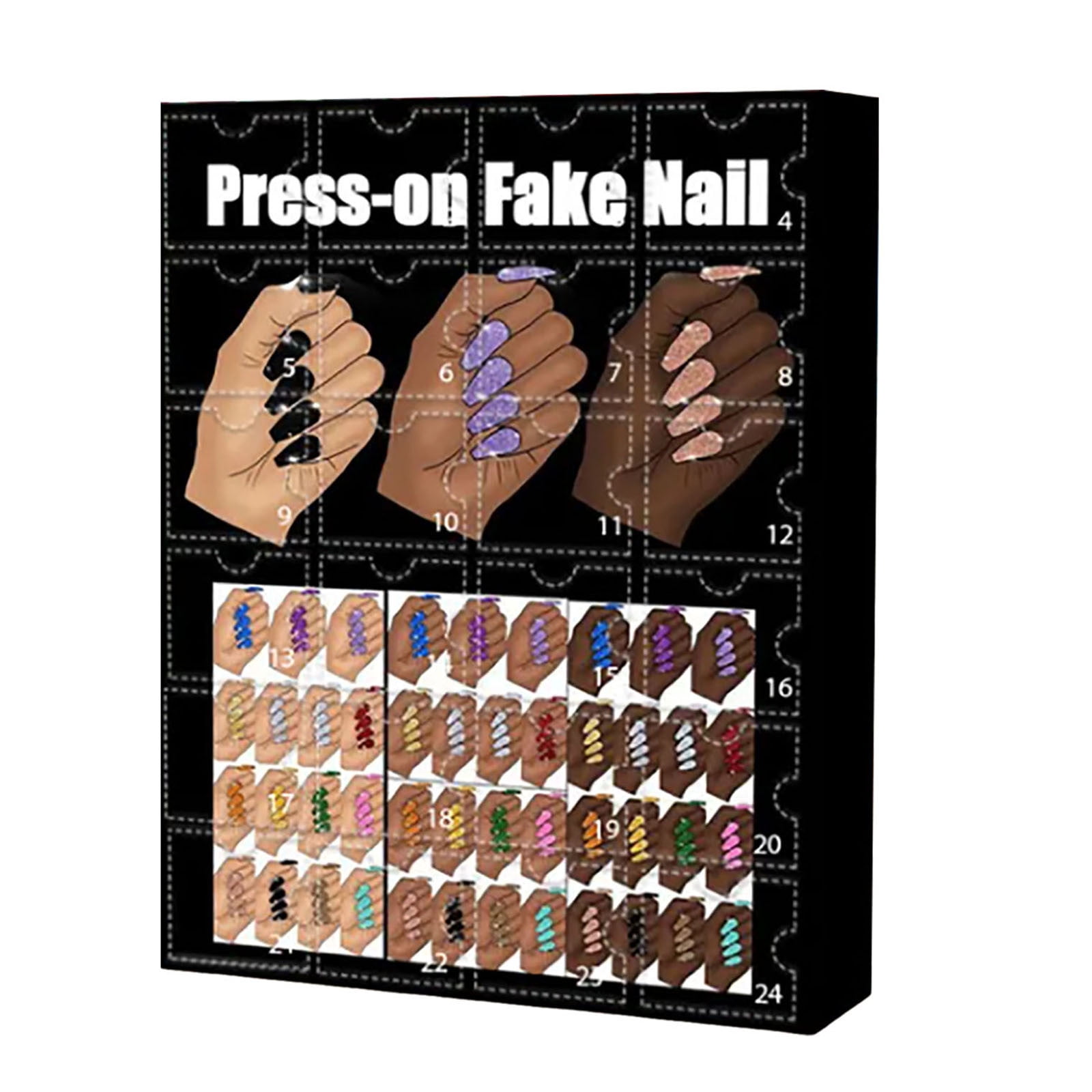 Christmas New Nail Advent Calendar For Nail Modelling New Nail Advent