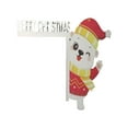 Christmas New Wooden Corner Door Frame Decoration Personality Creative