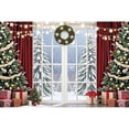 thumbnail image 1 of Christmas New Year Backdrop Photography Red Curtain Candle Photocall Background Childr Photo Studio Photobooth Props, 1 of 8