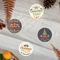 thumbnail image 1 of Christmas New Years Sticker | 2.5" inches Round - 4 Designs, 100 Pack | InStockLabels.com, 1 of 10
