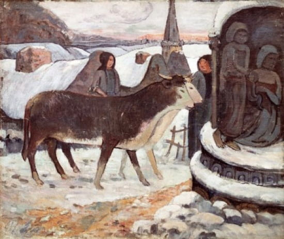 Christmas Night (Detail) 1894 Paul Gauguin (1848-1903 French) Oil on Canvas Josefowitz Collection Lausanne Switzerland Canvas Art - Paul Gauguin (18 x 24)