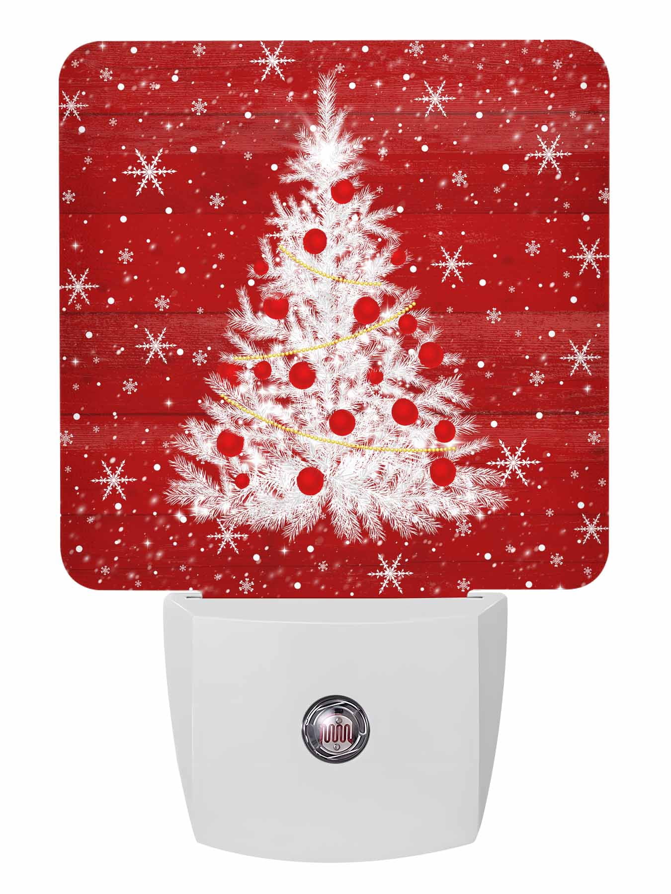 Christmas Tree Sensor Christmas Night Lights Auto Sensor Christmas Tree Plug-in LED ...