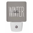 thumbnail image 1 of Christmas Night Lights Auto Sensor Hello Winter Plug-in LED Nightlights Dusk to Dawn for Living Room, Bedroom, Bathroom, Hallway, Stairways Xmas Wall Decor, Grey Christmas Night Light, 1 of 9