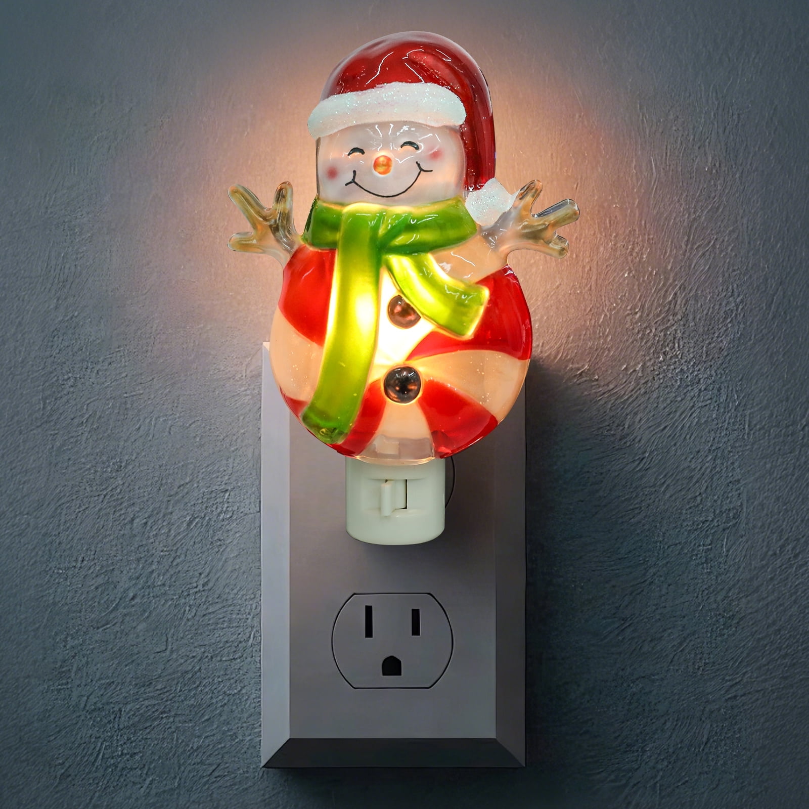 Christmas Night Lights-Snowman Night Lights Plug,Indoor Decor Xmas ...