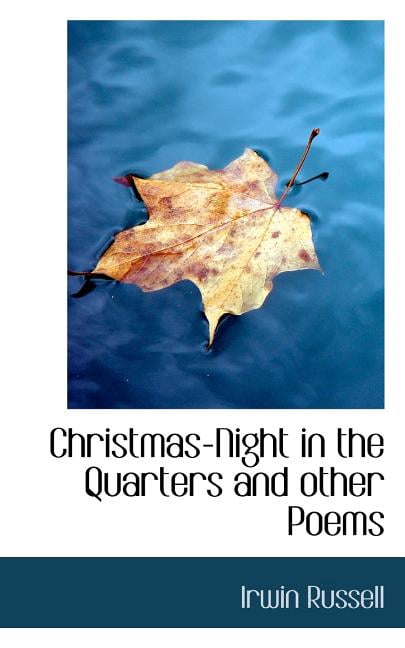 Christmas-Night in the Quarters and Other Poems Paperback