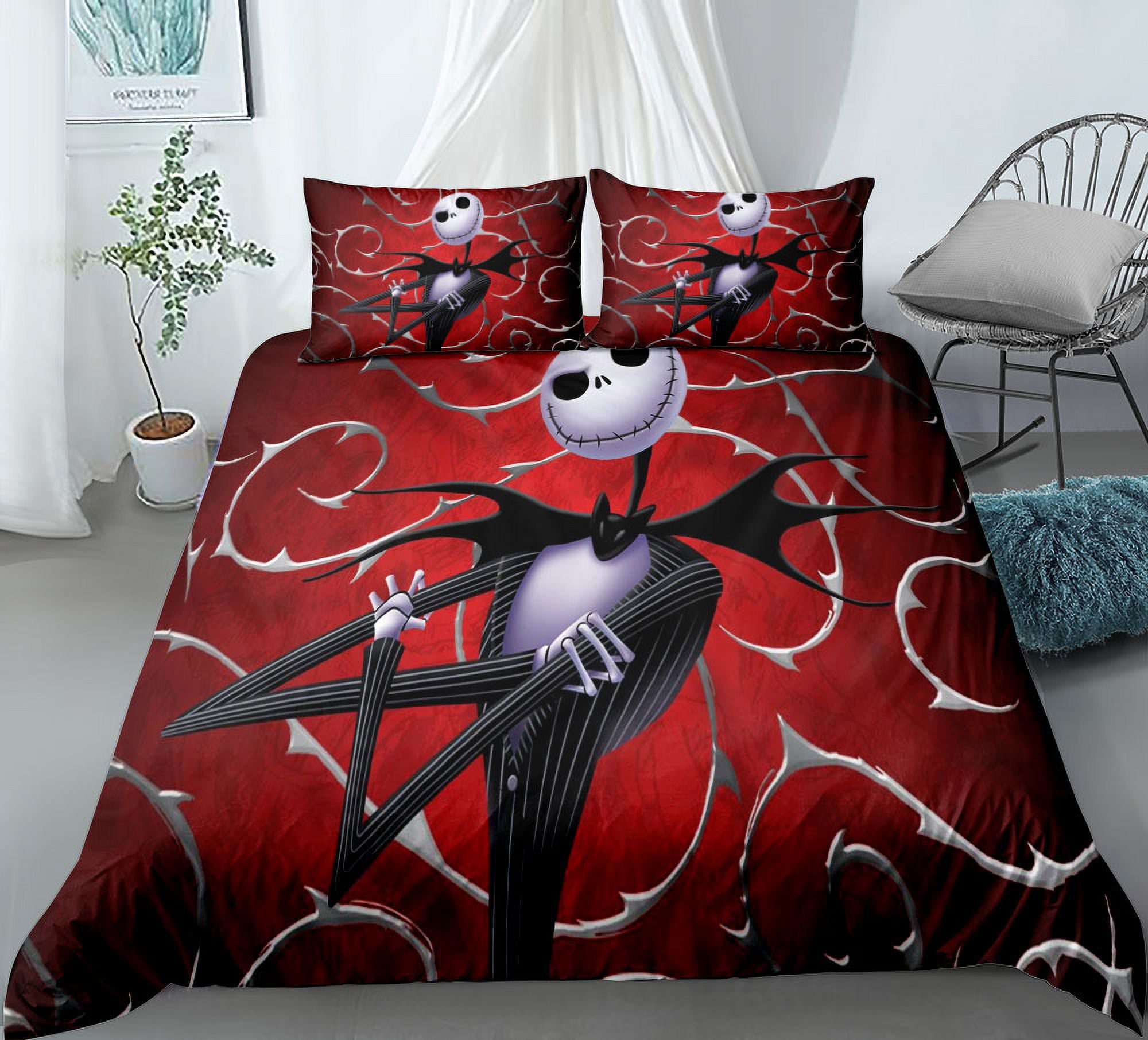 Christmas Nightmare Bedding 3piece set 2 pillowcases and 1 quilt cover