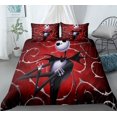 Christmas Nightmare Bedding 3piece set 2 pillowcases and 1 quilt cover