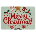 thumbnail image 1 of Christmas Non-Slip Polyester Door Rug Chair Mat Kitchen Rugs, Machine Washable, 1 of 6
