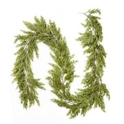 Christmas Norfolk Pine Garland 9ft, Christmas Garlands - Real Touch Norfolk Pine Garland Christmas Decoration for Holiday Indoor Mantel Decor