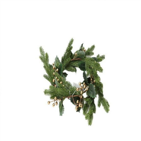 Christmas Norfolk Pine Garland with Lights, 6.56FT Artificial Greenery Wreaths, for Table Mantle, Stairs Fireplace, Wall Decor, Indoor Porch Decor