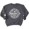 thumbnail image 1 of Christmas North Pole Brewing Co Christmas Spirits Shirt Crewneck Sweatshirt, 2XL, Charcoal, 1 of 6