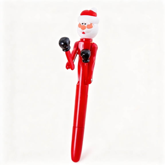Christmas Novelty Boxing Ballpoint Pen,Festive Creative Decorative Writing Stationery,Holiday Themed Office Supply For Desk Note Taking Daily Writing And Festival Gift Giving