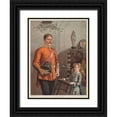 thumbnail image 1 of Christmas Number of The Graphic 19x24 Black Ornate Wood Framed with Double Matting Museum Art Print Titled - Dont Move, 1 of 4