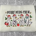 thumbnail image 1 of Christmas Nurse Embroidered Unisex T-shirt Sweatshirt Hoodie, Silly Goose Nurse Christmas Shirt Merry Christmas Nicu Nurse, Nurse Xmas Shirt, 1 of 5