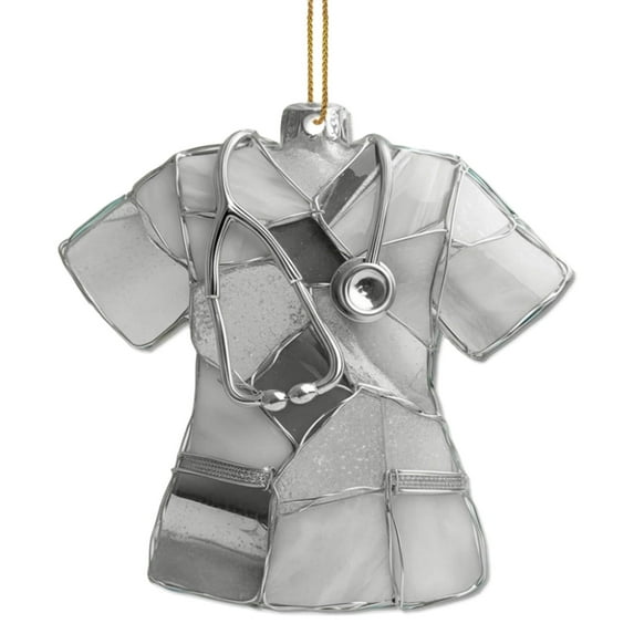 Christmas Nurse Ornament | Appreciation Gift for Healthcare Workers | Festive Acrylic Tree Decoration | Holiday Thank You Present for Nurses