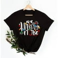 thumbnail image 1 of Christmas Nurse Tee T Shirt Graphic Tees Tops One Merry Nurse Holiday Design Short Sleeve Round Neck Black S-5XL, 1 of 5