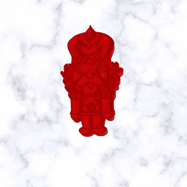 Christmas Nut Crackers Cookie Cutter & Stamp