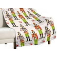thumbnail image 1 of Christmas Nutcracker Candy Cane Flannel Fleece Throw Blanket Xmas Sweet 50x60 Inches Soft Blanket for Couch,Cozy,Warm,Lightweight, 1 of 6