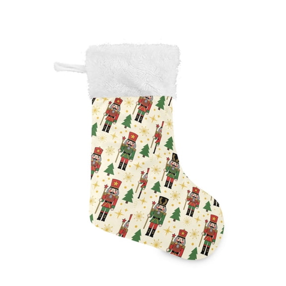 Christmas Nutcracker Christmas Stockings 17.71" Christmas Tree Decoration Fireplace Party Decoration