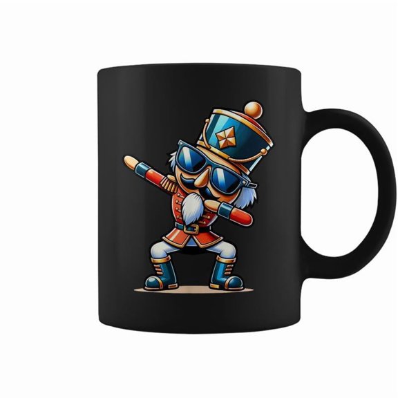 Christmas Nutcracker Dabbing Boys Santa Xmas Coffee Mugs