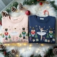 thumbnail image 1 of Christmas Nutcracker Embroidered Sweatshirt, Christmas Nutcracker Shirt, Nutcracker Ballet Sweatshirt, Christmas Gift, Christmas Sweatshirt, 1 of 4