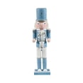 thumbnail image 1 of Christmas Nutcracker Figures Nutcracker Soldier Figure Decor, Cartoon Puppet, Wooden Nutcracker Ornaments for Festival Decor Style A, 1 of 8